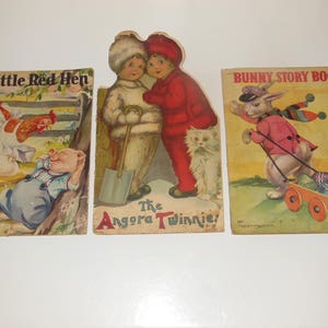 3 x Vintage Childrens Softcover Books