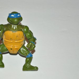 Vintage Teenage Mutant Ninja Turtles Actionfigur Leonardo mit Kopfaktion