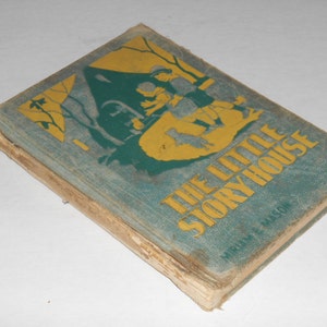 Rare Vintage petit lecteur manuels histoire House Hardcover école 1935