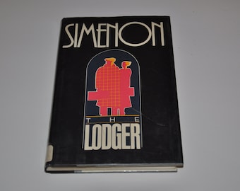THE LODGER Georges Simenon Vintage Hardcover Book With Dust Jacket First Edition