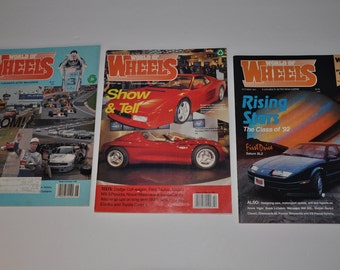 3 World Of Wheels Vintage 1991/1992 Magazines Lot of 3