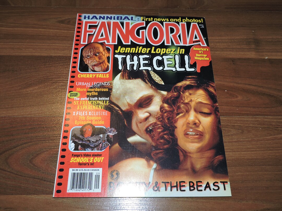 Fangoria Horror Entertainment Magazine Número #196 2000 Jennifer