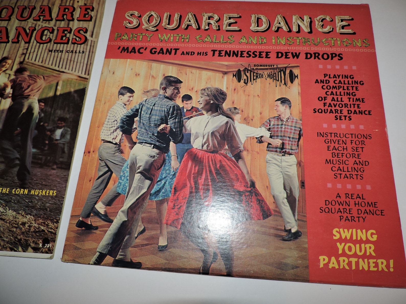 2x Square Dance Records With Call and Instructions Emery Etsy