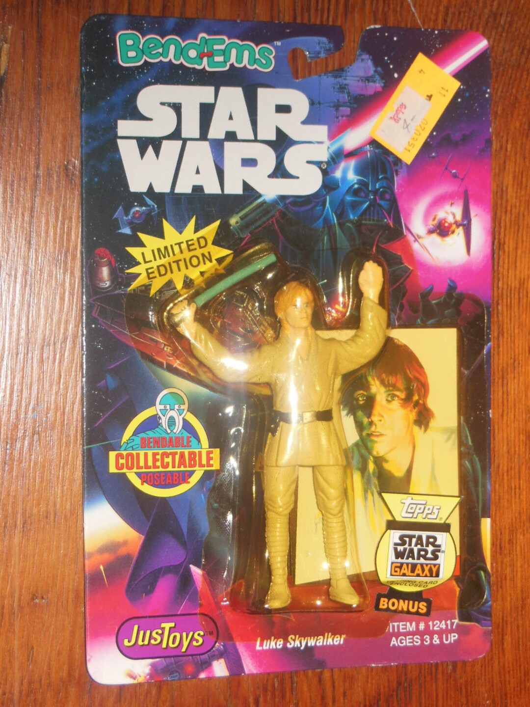 1993 Sealed Star Wars Bend-ems Luke Skywalker Bend'ems Action