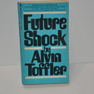 FUTURE SHOCK By Alvin Toffler Vintage Softcover Book