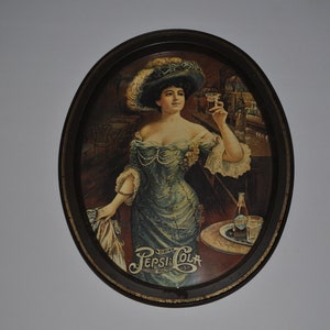 Vintage Pepsi-Cola Metal Serving Tray