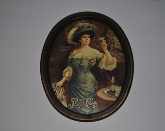 Vintage metalen Pepsi-Cola dienblad