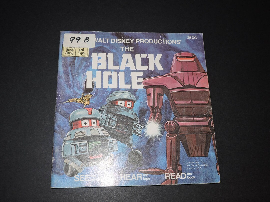 The BLACK HOLE Walt Disney Productions 1980s Children's Book Etsy