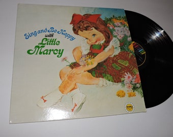 1973 cantare ed essere felici con poco Marcy Christian Childrens Vintage 12" in vinile musica