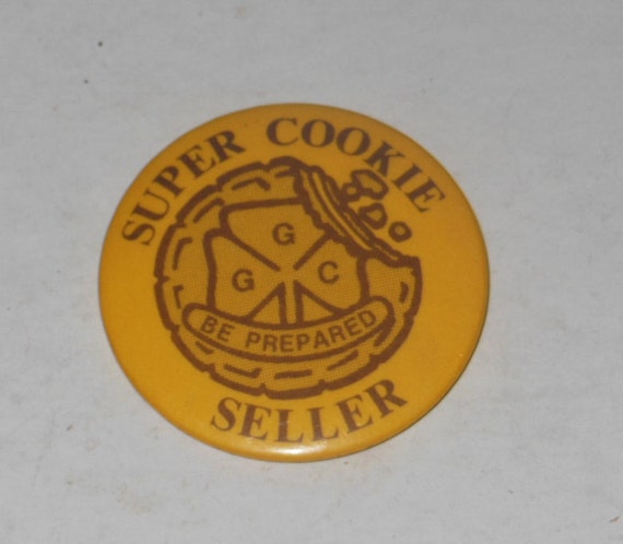Vintage Super Cookie Seller Girl Guide Canada Be P