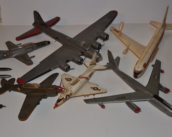 Rare Avion Scout Antique Steelcraft – Acier Pressé Repeint, 1/10