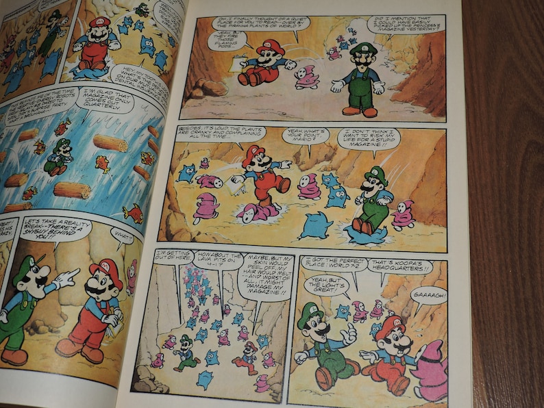 1991 Adventures of the Super Mario Bros. 3 Nintendo Comics System Valiant Comic Book image 4