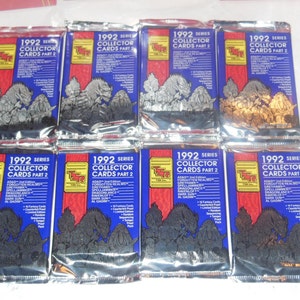 8x 1992 TSR Dungeons & Dragons Trading Cards Parte 2 Pacotes Selados
