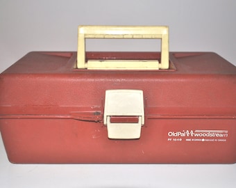 Vintage Old Pal Tackle Box  1970s Woodstream 1040 Plastic Fishing  Organizer - Etsy