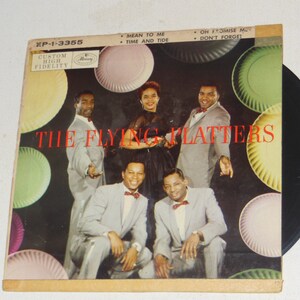 The Platters 45 RPM 7&quot; EP Music Record The Flying Platters