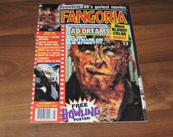 FANGORIA Horror Entertainment Magazine Ausgabe #72 1988 Bad Dreams Cover