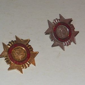 Vintage Fire Department Service D&#39;Incende Pin Brooch