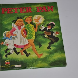 PETER PAN 1952 Wonder Books Vintage Classic Hardcover Wonder Book