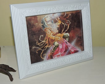 1980s The Dark Crystal Art - Framed Vintage Book Illustration