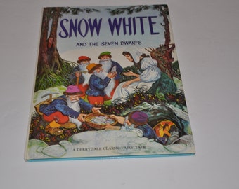 Snow White And  The Seven Dwarfs Vintage Hardcover Children's Book