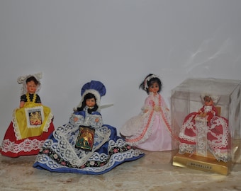4 x Vintage Belgium Dolls