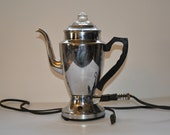 Vintage Coffee Percolator Electric Kettle Working Kettle