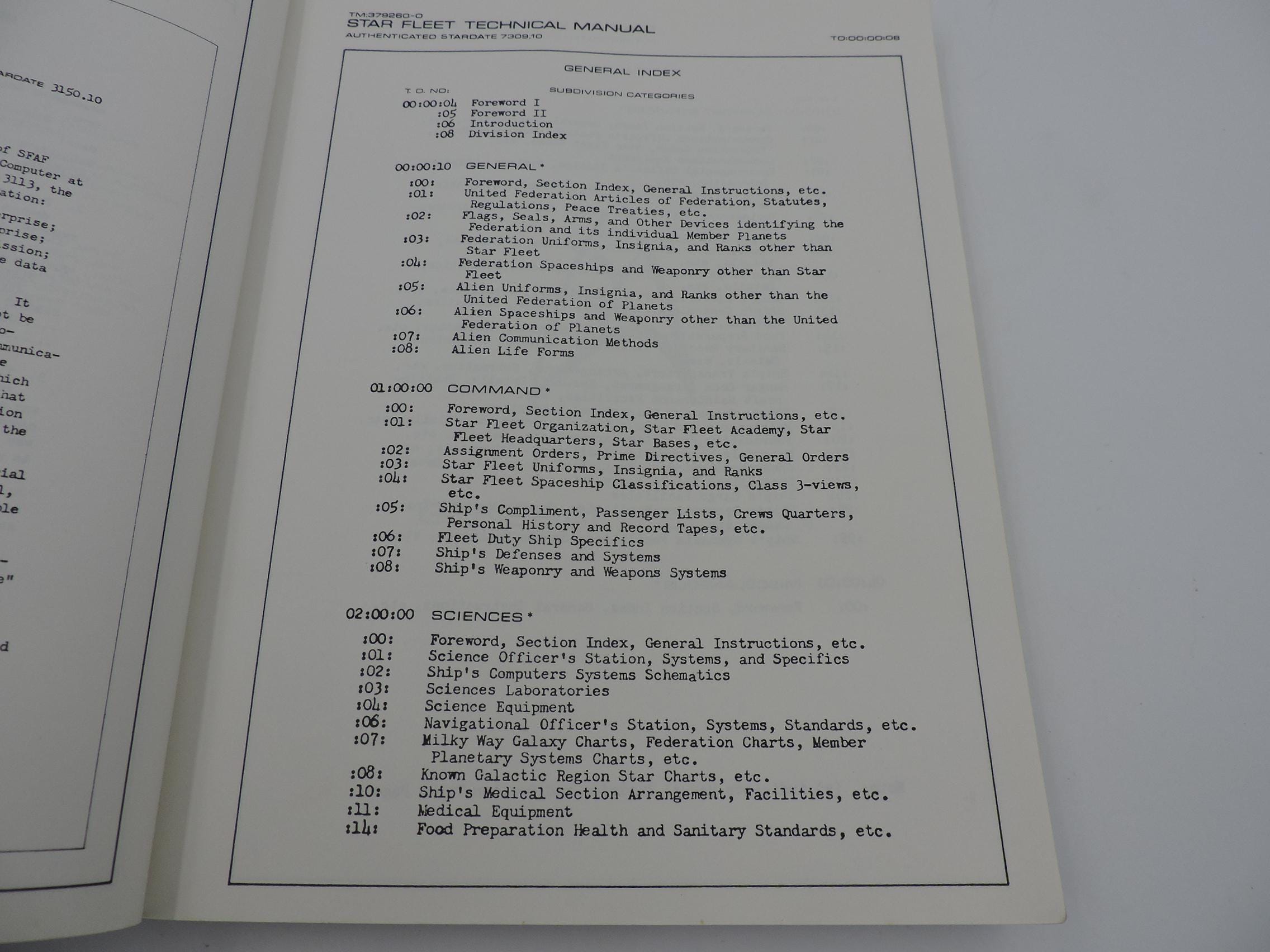 STAR TREK Star Fleet Technical Manual Vintage Softcover Book - Etsy