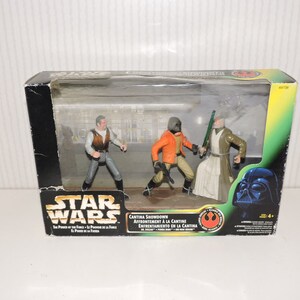 Cantina Showdown 3 figurines scellées Star Wars 1997 POTF Kenner