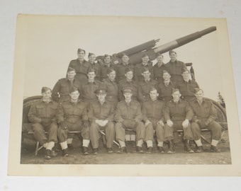Vintage Army Photograph Picture Canadian 1940s