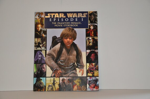 STAR WARS Movie Storybook Episode 1 The Phantom Menace Based On The Movie Sci-Fi Softcover Book