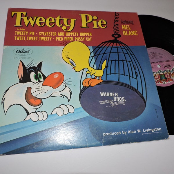 Tweety Pie featuring Mel Blanc Vintage Children's Vinyl Record