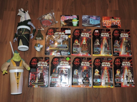 Lot of Star Wars Episode 1 1998/99 Kenner Action Figures