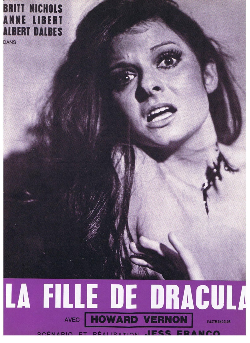 La Fille De Dracula 1972 Britt Nichols 1970s Vintage French Etsy