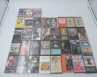 Vintage 1980s Rock & Pop Cassette Tapes - Your Choice
