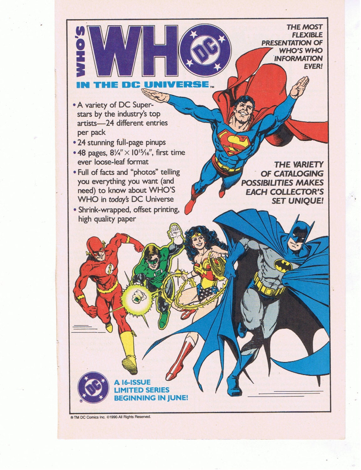 10x 80s & 90s Superman Batman Wonder Woman DC Comics Vintage Comic