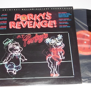 LP de trilha sonora de filme original de 12&quot; Porkey&#39;s Revenge