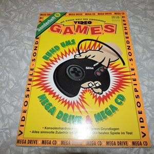 1993 VIDEO GAMES Sega Mega Drive & Mega CD Special Issue 6 German Video Game Magazine
