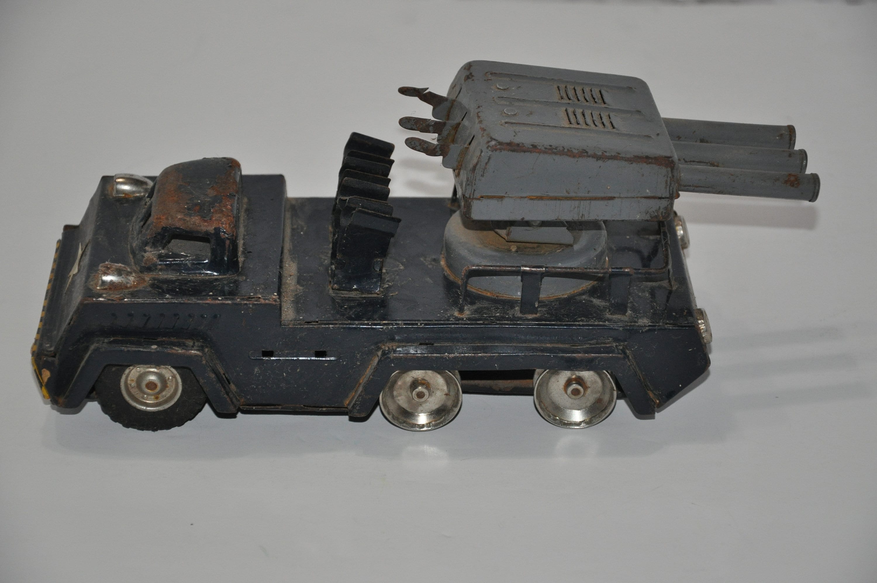 当時物 ヨネザワ BABY MISSILE TRUCK トラック 全長18㎝ ブリキ U.S