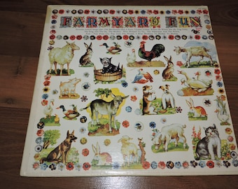 1960s Farmyard Fun Happy Time Records Vintage 12" Vinyl Children's Record