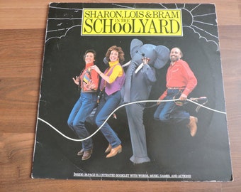 1981 Sharon, Lois & Bram In The Schoolyard Vintage Vinyl Childrens Record