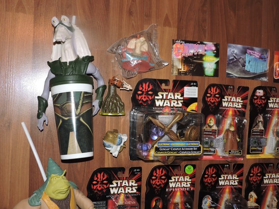 Lot of Star Wars Episode 1 1998/99 Kenner Action Figures