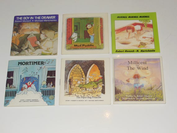 6 Robert Munsch Children S Mini Story Books Etsy