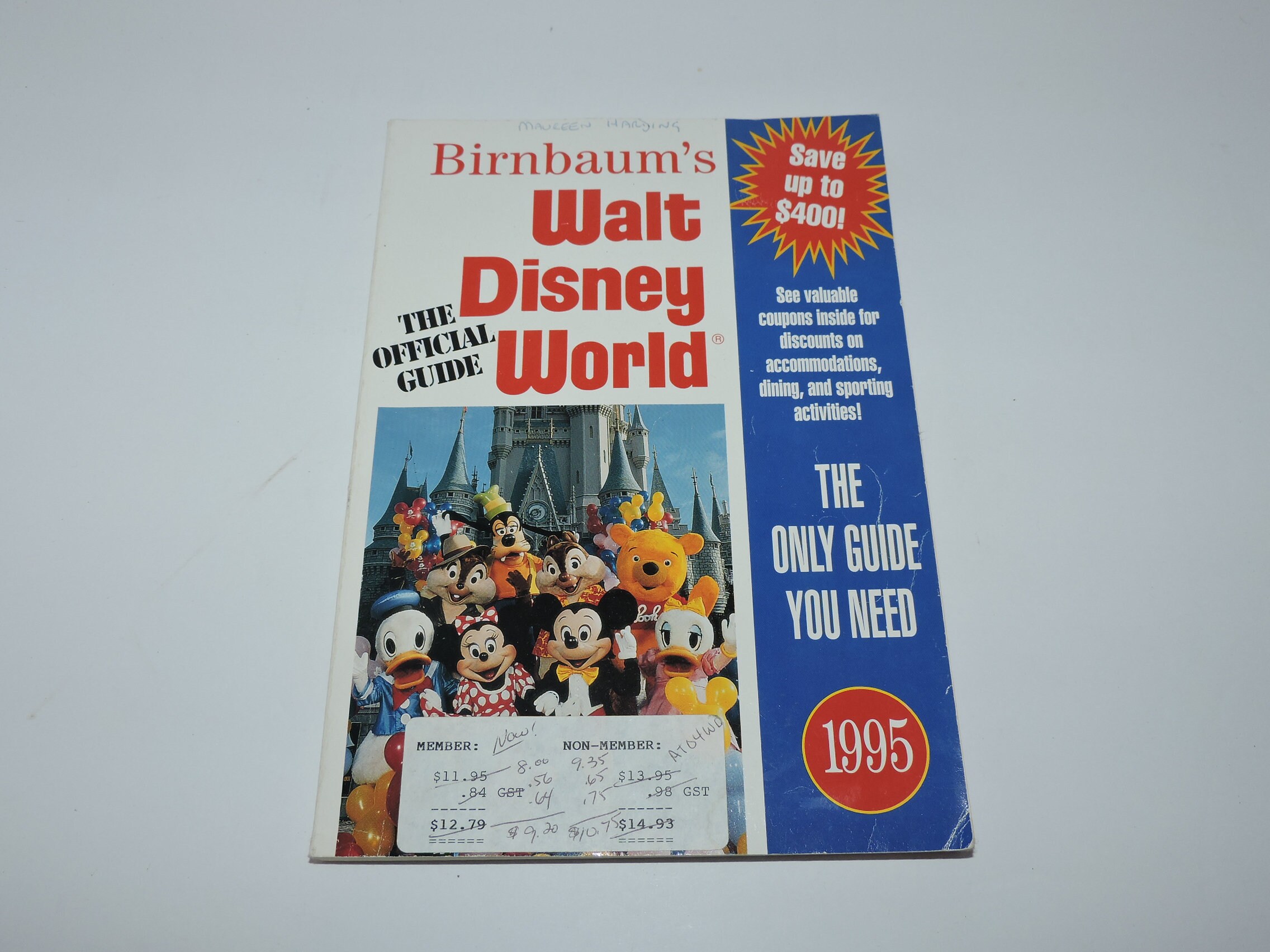 1995 Birnbaum's Walt Disney World the Official Guide - Etsy