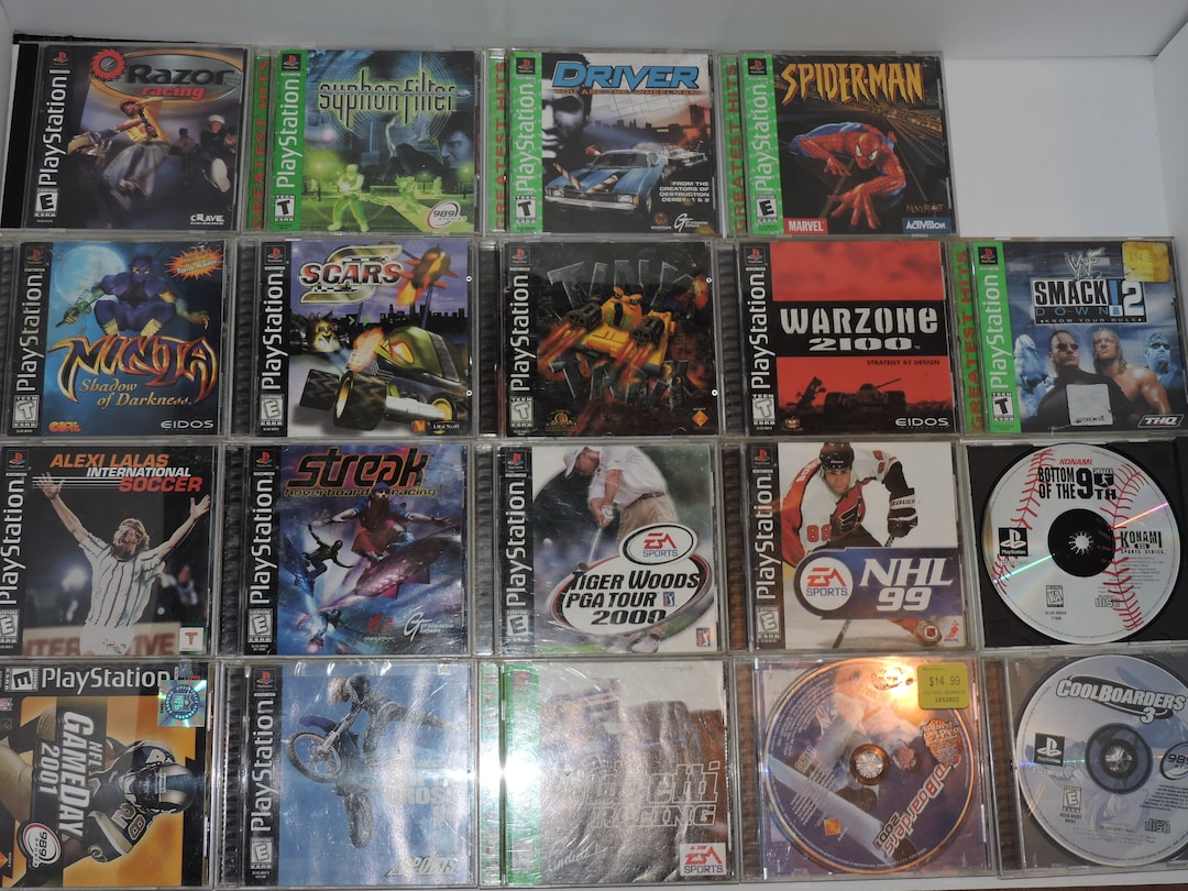 Lot of Playstation PS1 Video Games - All Tested & Working (NTSC-U