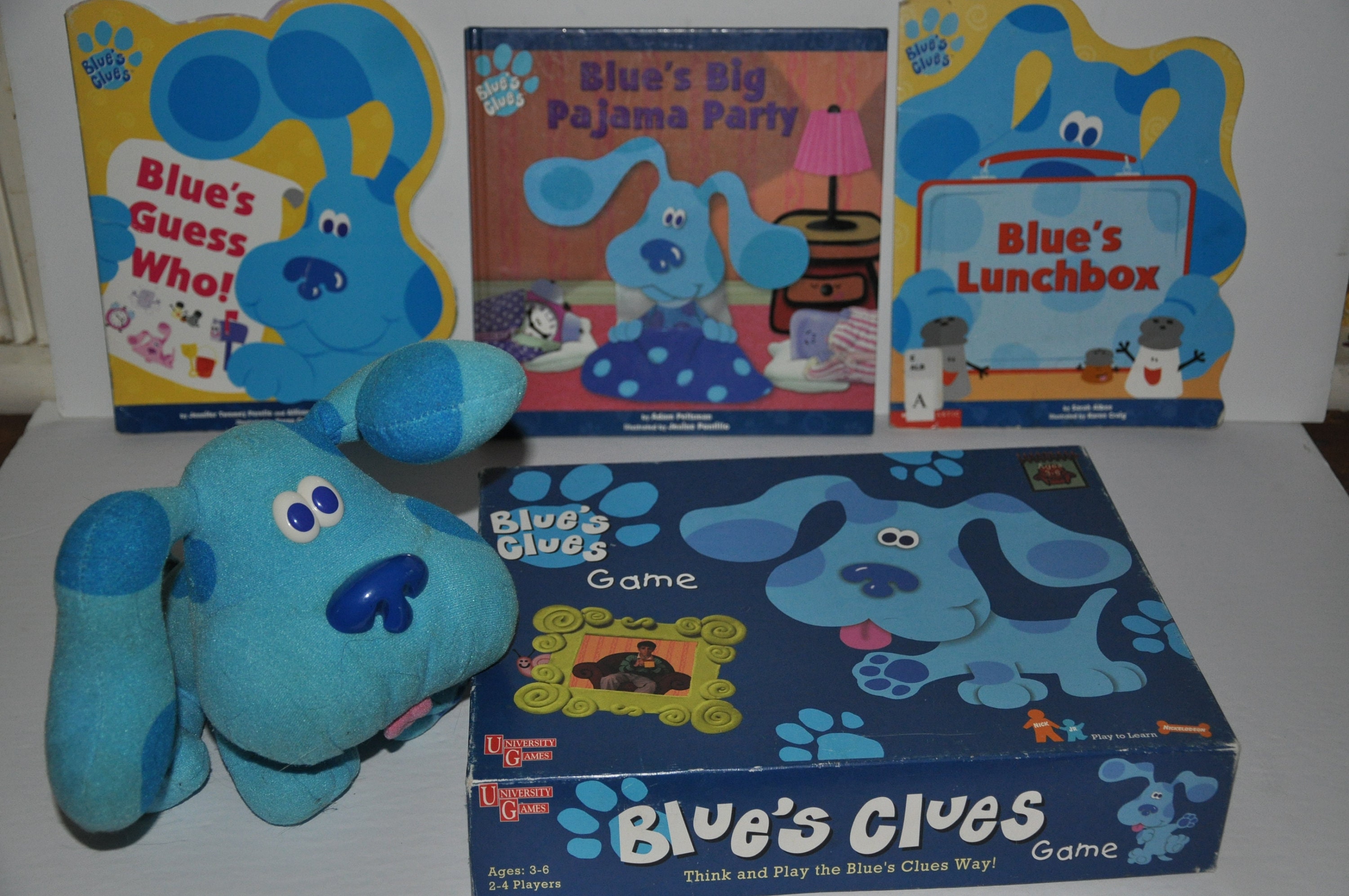 Vintage Blue's Clues Lot Board Game Plush Toy Play - Etsy Israel