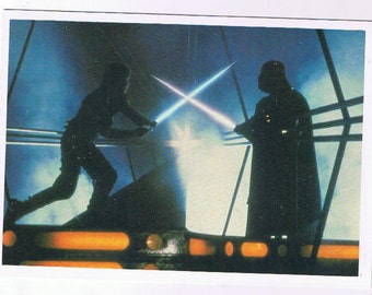 Luke Skywalker vs Darth Vader 5"x7" Star Wars Photo Card The Empire Strikes Back