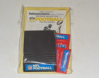 NFL Football Intellivision Video Game Cartridge1979