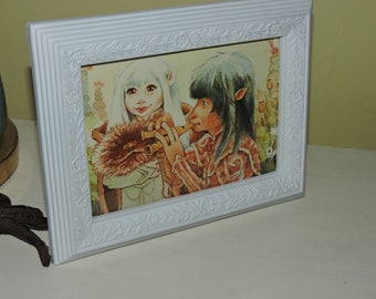 1980s The Dark Crystal Art - Framed Vintage Book Illustration