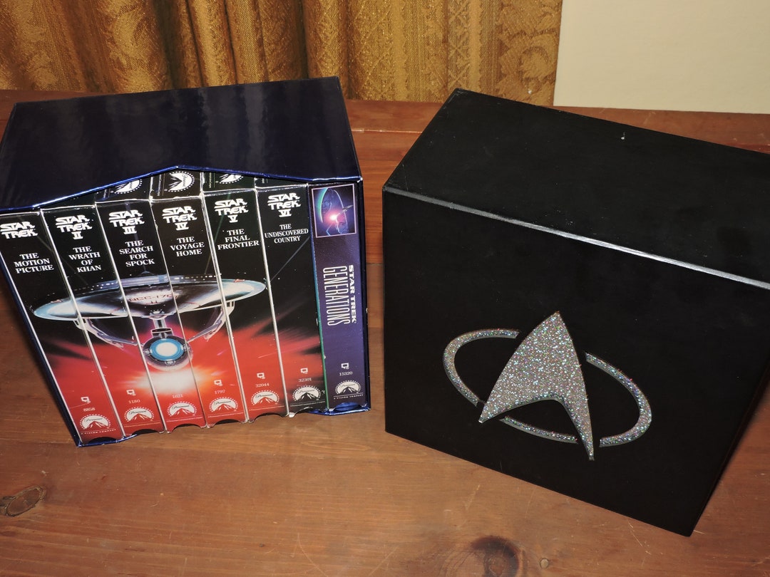 Star Trek Vintage VHS Box Set Movie Collection Lot of 7 - Etsy