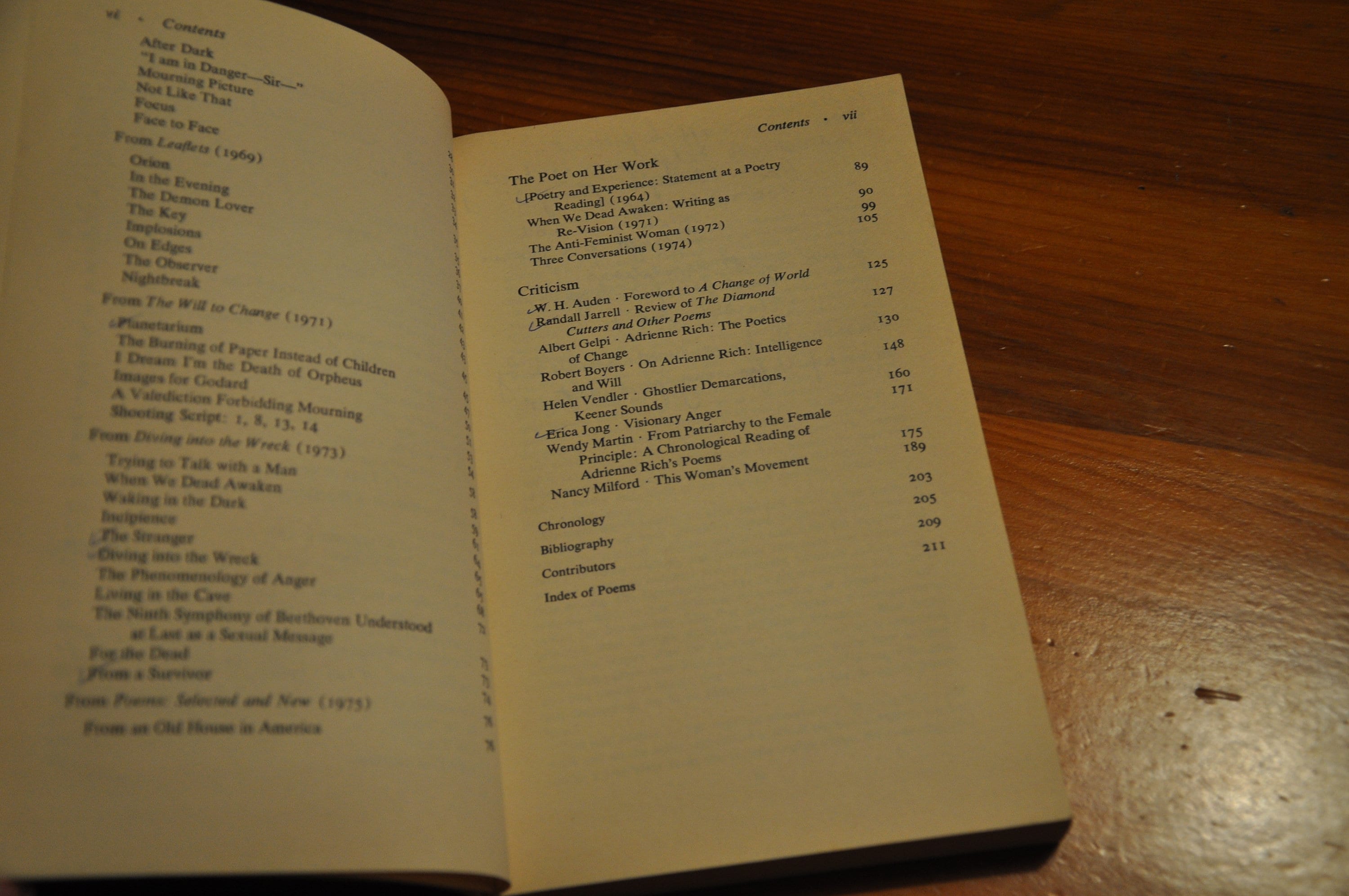 Adrienne Rich's Poetry ( Texts of the Poems, the Poet on Her Work